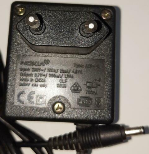 Nokia Type ACP-7E adapter (oplader)