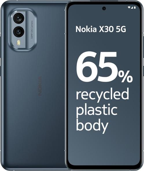 Nokia X30 Blauw 5G 6 GB RAM, 128 GB Opslag, Dual SIM