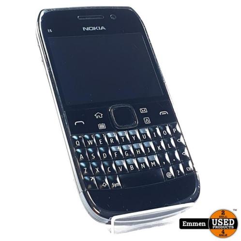 Nokia  ZONDER LADER Nokia E6-00 8GB BlackZwart  Incl. Gar