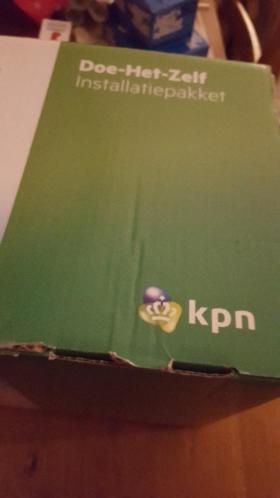 Nooit gebruikt dus nieuw in doos installatiepakket kpn