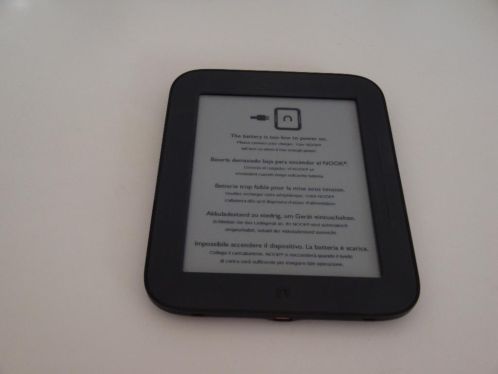 Nook simple touch ereader.