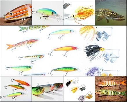 Nordic Kunstaas Pakket Buzz Baits, Top Waters, Swimbaits