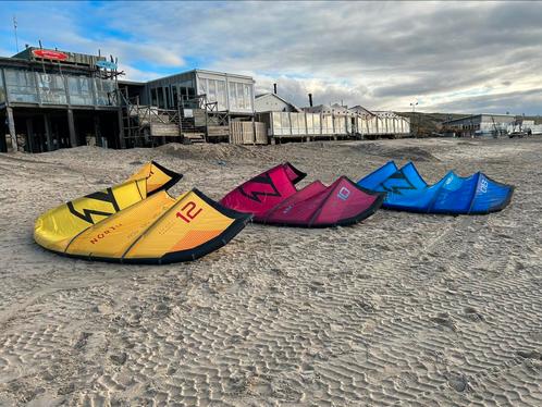 North Orbit 2023 kiteset (8m, 10m, 12m kites) bijna nieuw