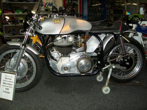 Norton Matchless met Featherbed frame