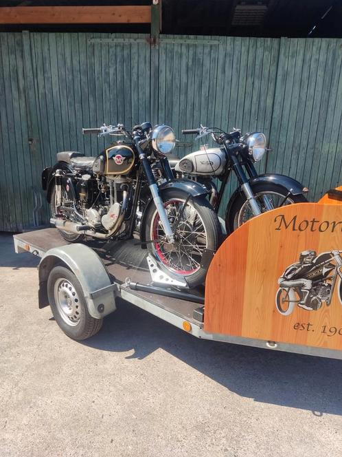 Norton, Matchless, motor trailer, oldtimer