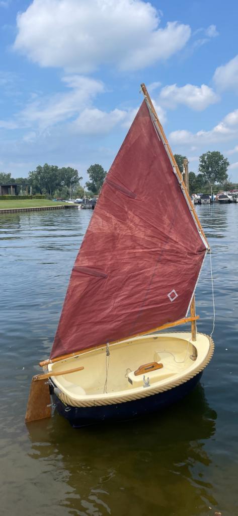 Nostalgische kleine zeilboot   GD Boote Duitsland  Polyester