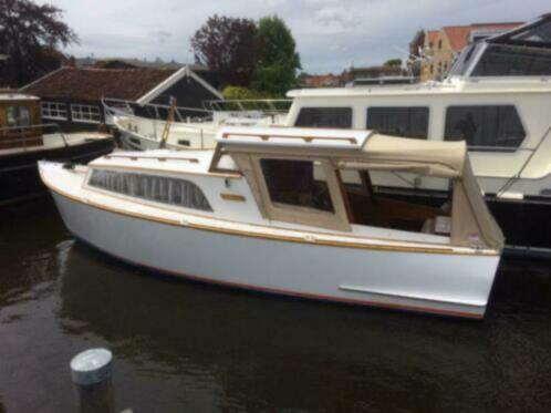 Nostalgische kruiser, motorboot, hout, 6.65m