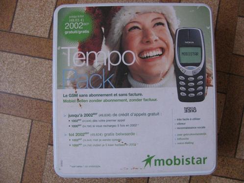 Nr 2 Blikken doos van Mobistar tempo pack Nokia 3310