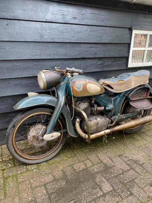 Nsu lux oldtimer motorfiets te koop schuurvondst