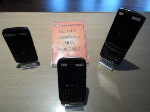 Nu 30 Korting op alle Blackberry039s  Meerdere Modellen 