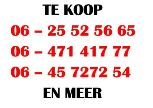 Nummers te koop