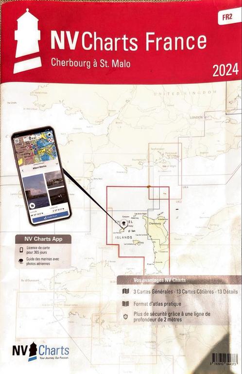 NV Charts France FR2 van 2024 - Kanaaleilanden