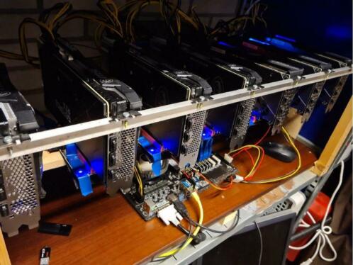 Nvidia ethereum miner 7x rtx 3070 430 Mhs