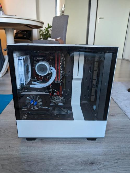 NZXT H510i White case met startup parts