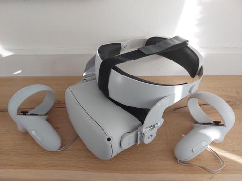 Oculus Quest 2 VR Headset 128GB  Elite Strap amp Link Cable
