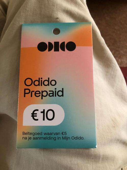 ODIDO Simkaart,  10,- beltegoed