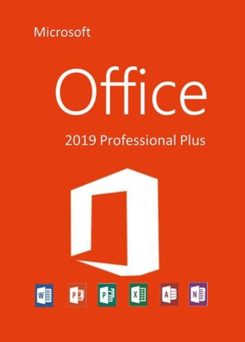 Office 2019 professional plus 1PC VAN 249 NU 149