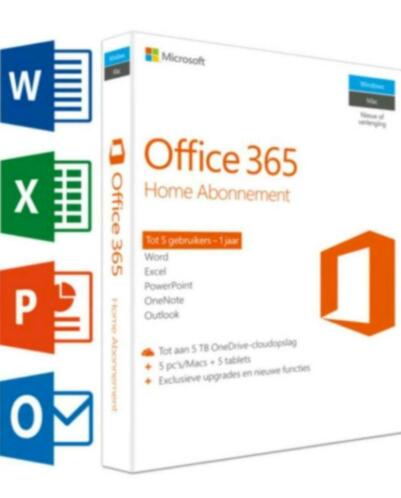 Office 365 1 jaar Abonnement per mail Verzonden