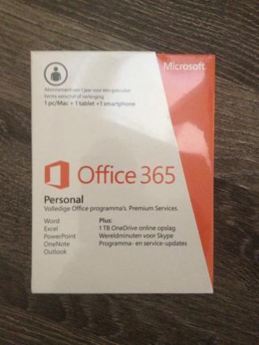 Office 365 personal nieuw