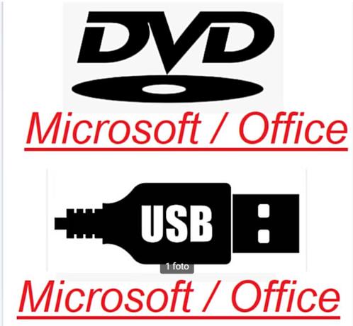 Office Installatie DVDUSB -,amp,- Windows Installatie DVDUSB
