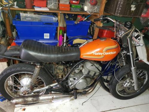 oldtimer harley 1977 1 cil 250 cc