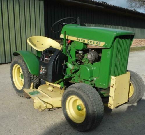 Oldtimer zitmaaier  tuintractoren te koop, John Deere etc.