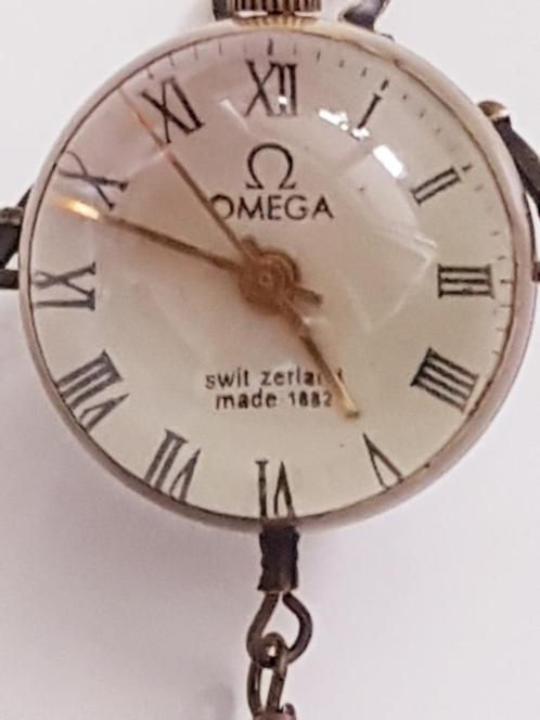 omega opwinde  vintage bal horloge