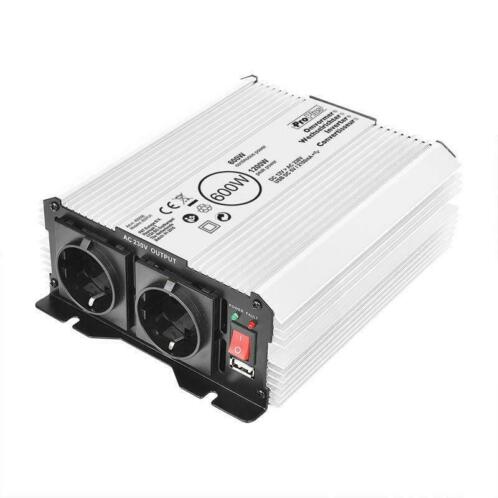 Omvormer 12V-230V 600W1200W  USB