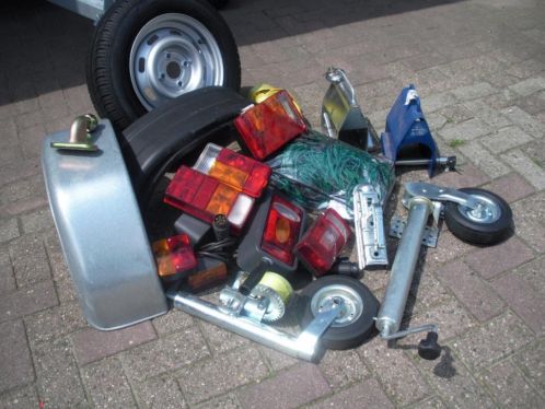 Onderdelen voor aanhanger of boottrailer caravan vouwwagen