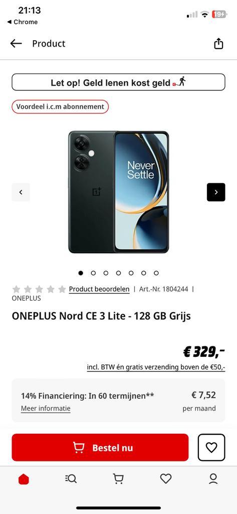 One plus nord 5G (128)GB