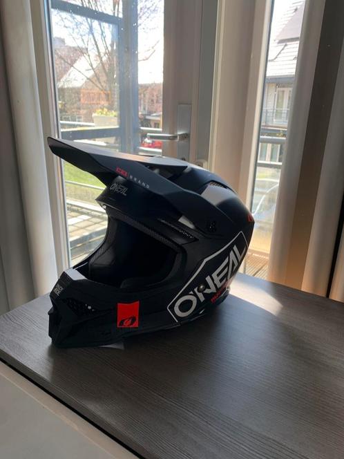 Oneal 3SRS Hexx ZwartWitRood Motorcross helm