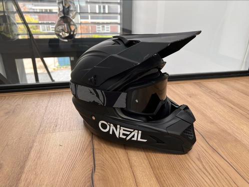 Oneal ABS motocross helm, zwart, Maat L