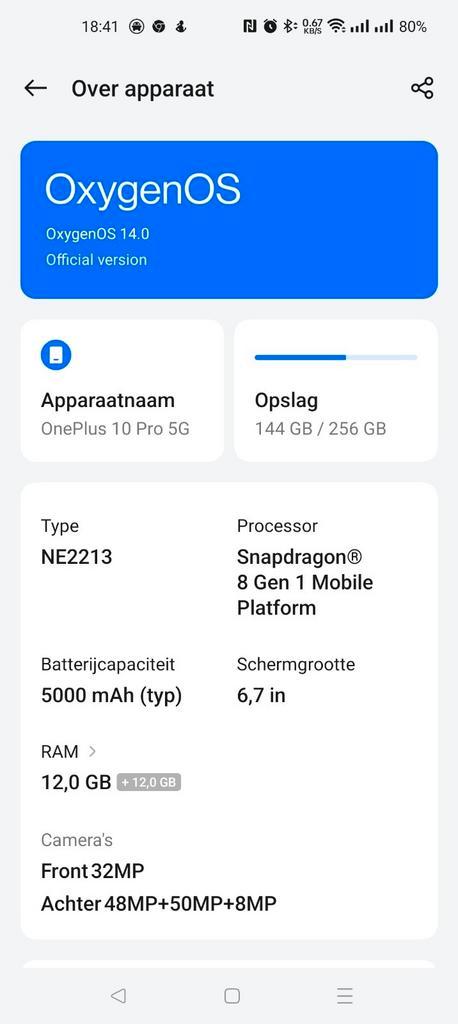 OnePlus 10 pro 12gb ram 256 gb