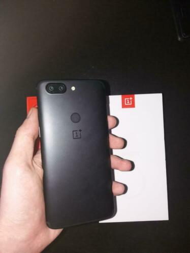 OnePlus 5T zwart 8GB (dual sim) ram 128GB 