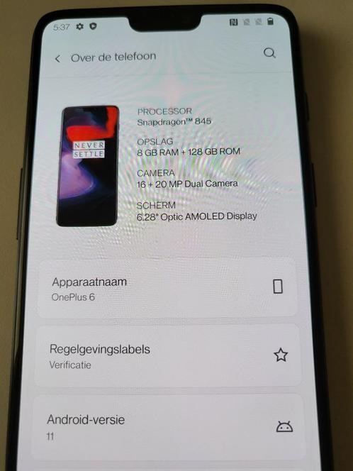 OnePlus 6 8GB128GB Kleine Schade Achter