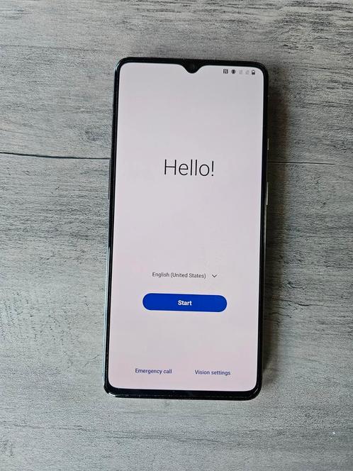 Oneplus 7T, 128gb opslag, 8gb ram, kleur grijs