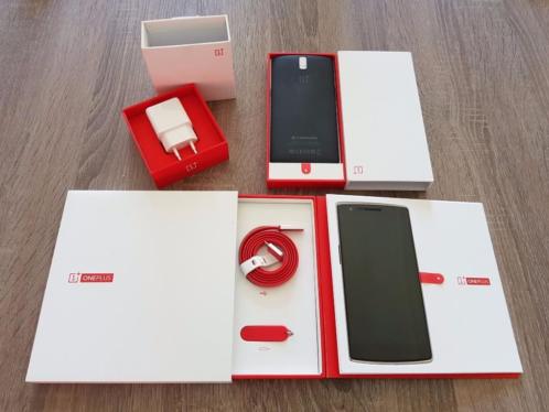 OnePlus One 64GB Zwart  Wit (backcover)