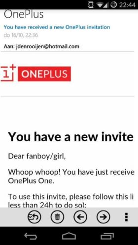 Oneplus one invite