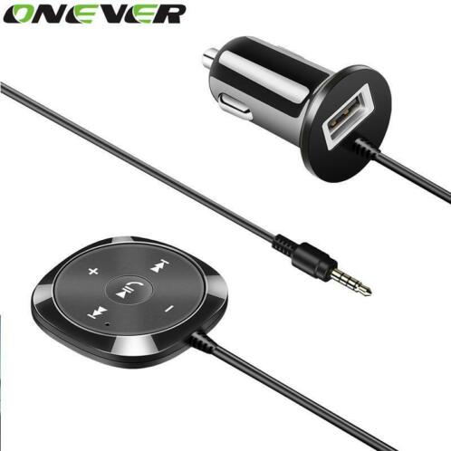 Onever Handsfree Bluetooth Car Kit MP3 Speler 3.5mm AUX