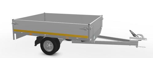 Ongeremde Eduard plateauwagen - 200x145 cm - 750 kg bruto