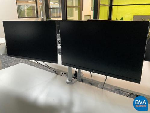 Online veiling 2 HP E24 G4 monitoren met draagarm66940