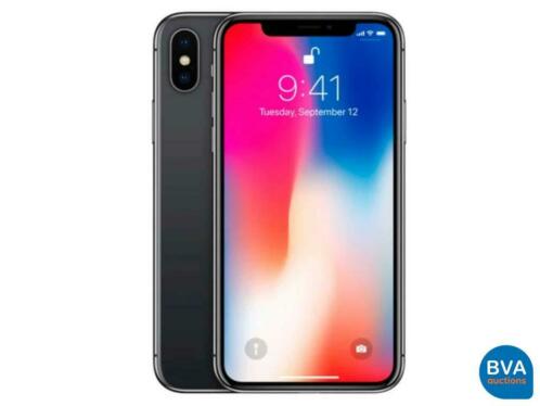 Online veiling Apple iPhone X 64GB space grey - Grade A