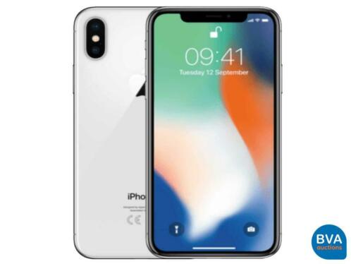 Online veiling Apple iPhone X 64GB zilver54996