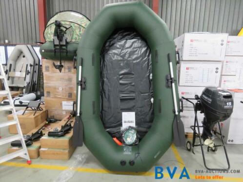Online veiling AQUAPARX 3-persoons opblaas visboot Fisher