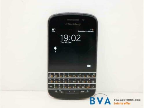 Online veiling Blackberry smartphone zwart 16GB, micro-SD