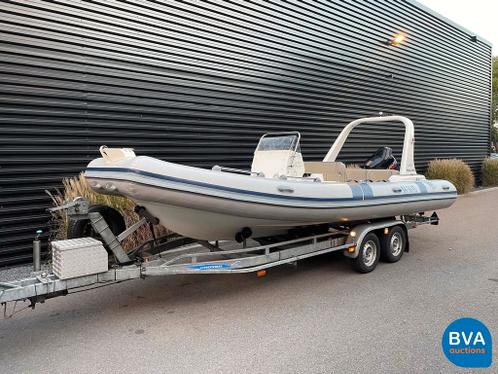 Online veiling Tiger Marine 600 Top Line Rubberboot met