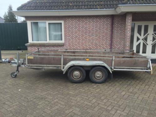 Oosterwijk tandemasser 3.90 lang uniek 2000 kg aanhanger