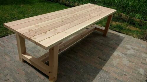 Op voorraad Landelijke tuintafel 250x87x76 cm voor 325,-