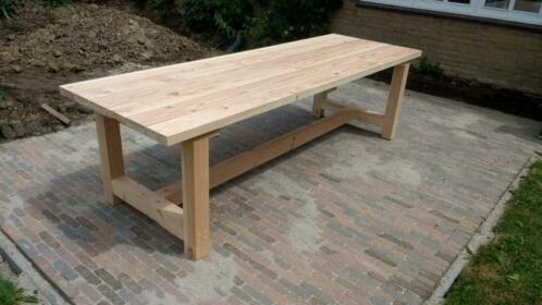 Op voorraad Landelijke tuintafel 250x87x76 cm voor 350,-