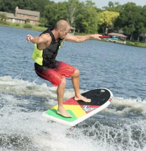 Opblaasbaar wakeboard towable waterski wakeski kneeboard FAD